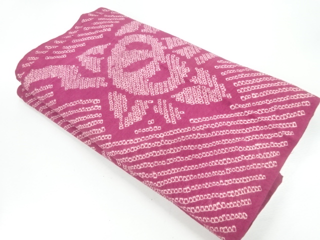 アンティーク　絞り葵模様羽織洗い張り